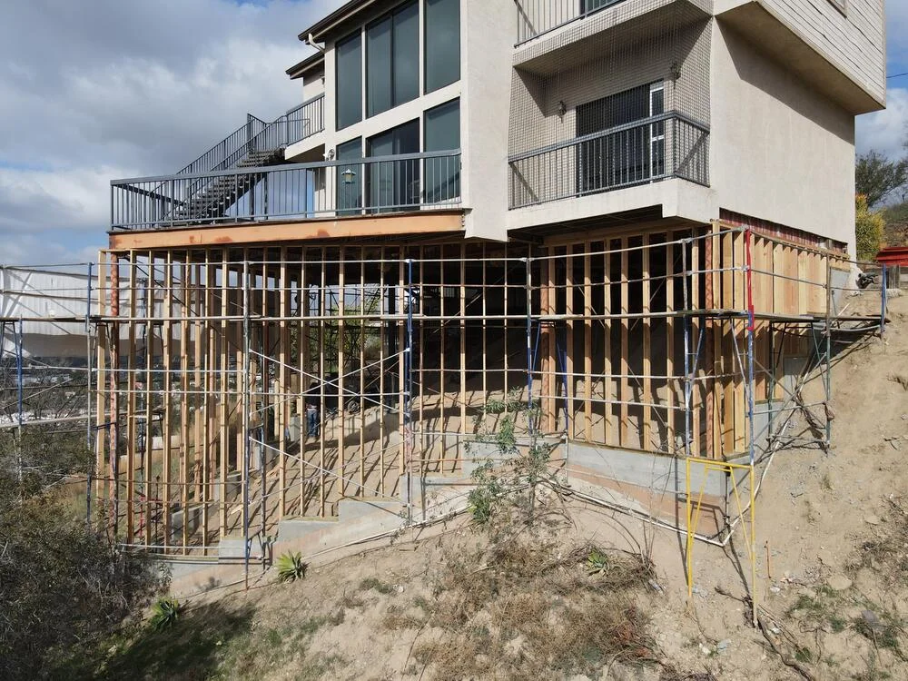 Elevated Pilings or Stilts Foundation Repair Ashburn VA