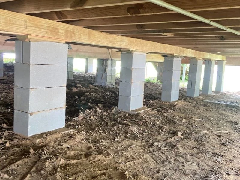 Pier and Beam or Block and Base Foundation Repair Ashburn VA